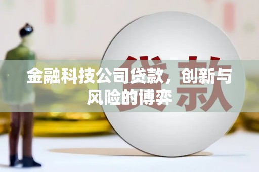 新绛金融科技公司贷款，创新与风险的博弈