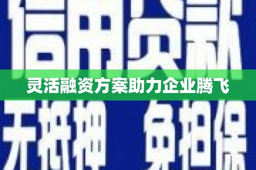新绛灵活融资方案助力企业腾飞
