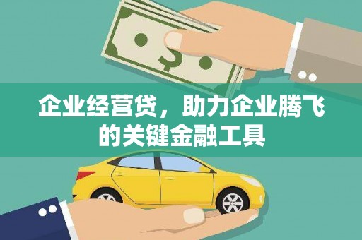 新绛企业经营贷，助力企业腾飞的关键金融工具