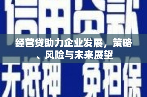 新绛经营贷助力企业发展，策略、风险与未来展望