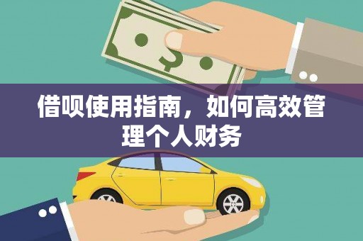 新绛借呗使用指南，如何高效管理个人财务