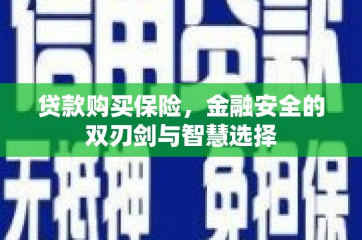 新绛贷款购买保险，金融安全的双刃剑与智慧选择