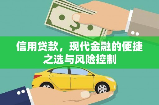 新绛信用贷款，现代金融的便捷之选与风险控制