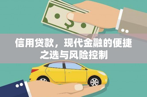 新绛信用贷款，现代金融的便捷之选与风险控制