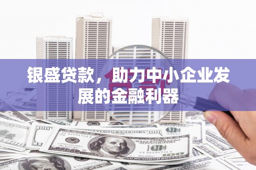 新绛银盛贷款，助力中小企业发展的金融利器