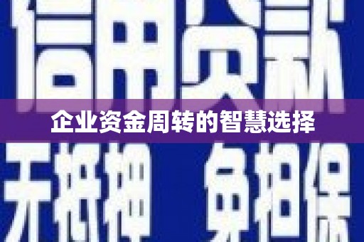 新绛企业资金周转的智慧选择
