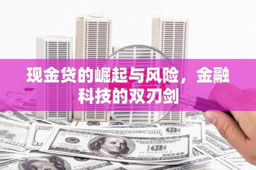 新绛现金贷的崛起与风险，金融科技的双刃剑