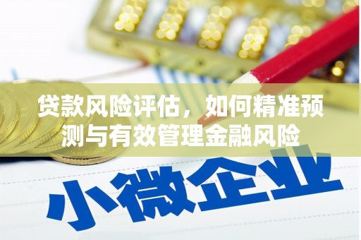 新绛贷款风险评估，如何精准预测与有效管理金融风险