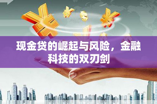 新绛现金贷的崛起与风险，金融科技的双刃剑