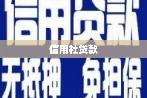 新绛信用社贷款