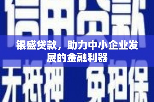 新绛银盛贷款，助力中小企业发展的金融利器