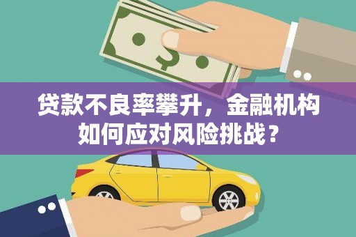 新绛贷款不良率攀升，金融机构如何应对风险挑战？