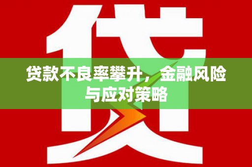 新绛贷款不良率攀升，金融风险与应对策略