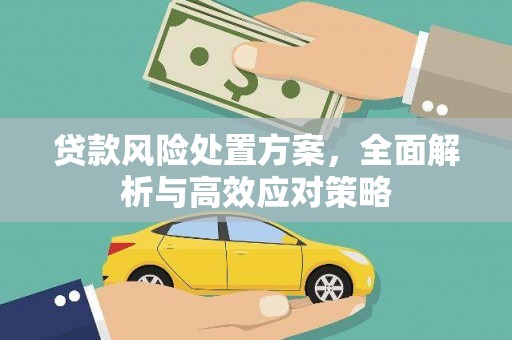 新绛贷款风险处置方案，全面解析与高效应对策略
