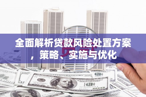 新绛全面解析贷款风险处置方案，策略、实施与优化