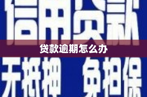 新绛贷款逾期怎么办