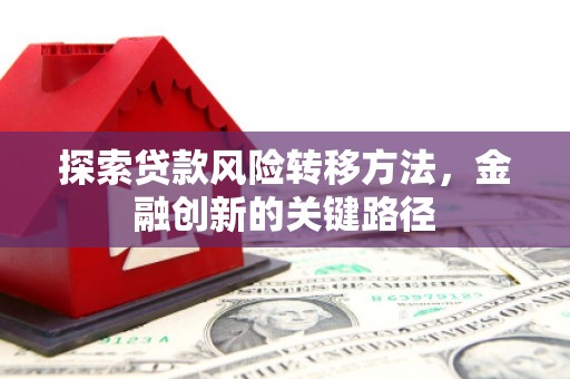 新绛探索贷款风险转移方法，金融创新的关键路径
