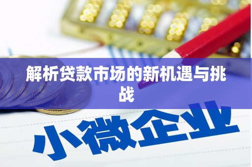 新绛解析贷款市场的新机遇与挑战