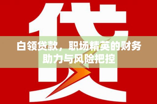 新绛白领贷款，职场精英的财务助力与风险把控